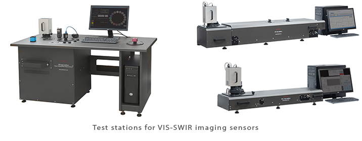 Test stations for Vis_swir imaging sensors