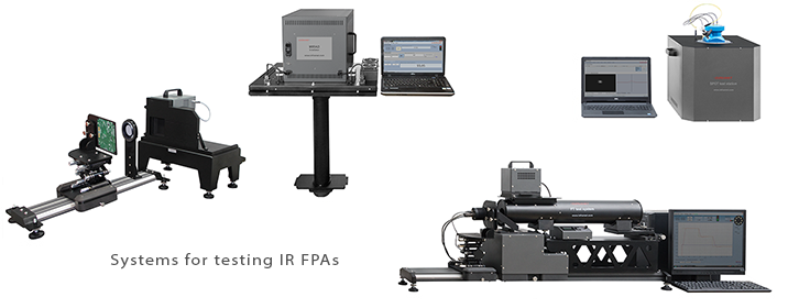 Systems for testing IR FPAs 