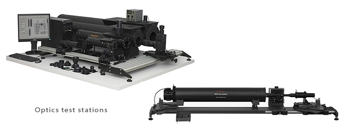 Optics test stations